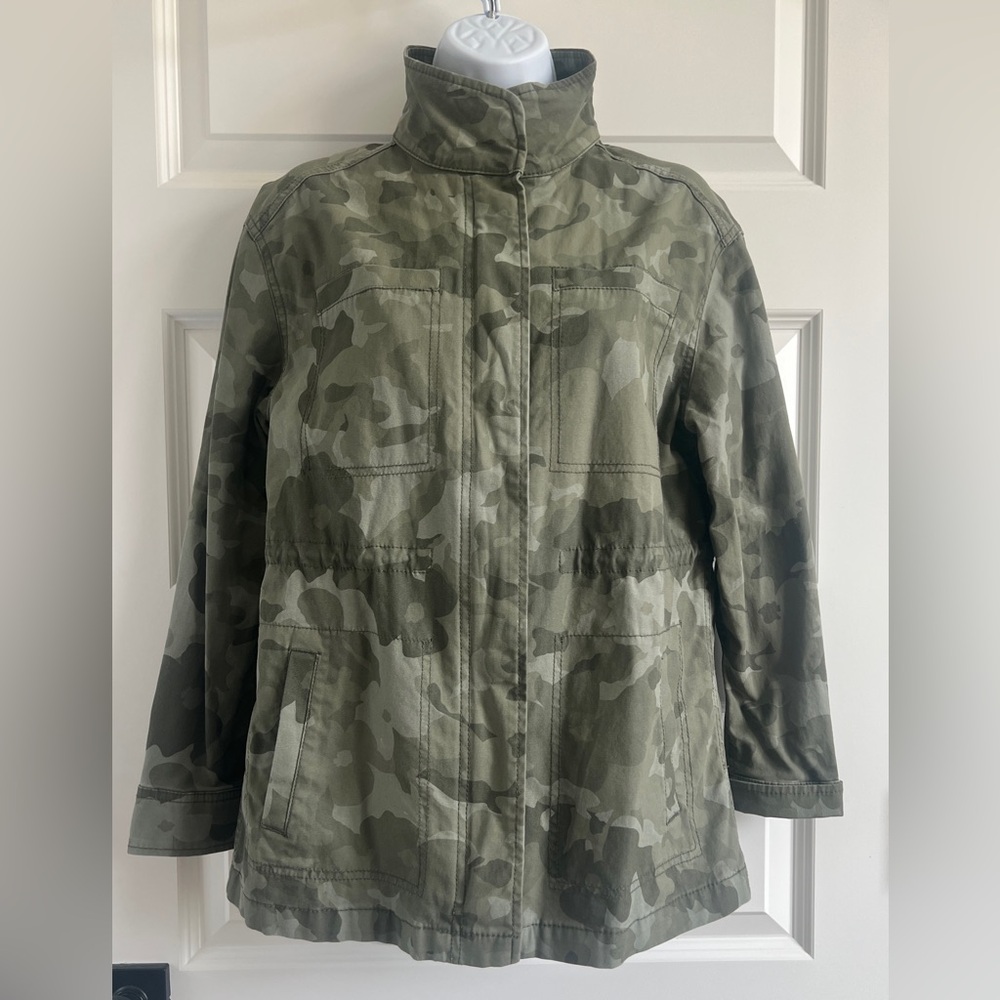 OLD NAVY Camo Military Field Jacket Size XS/S